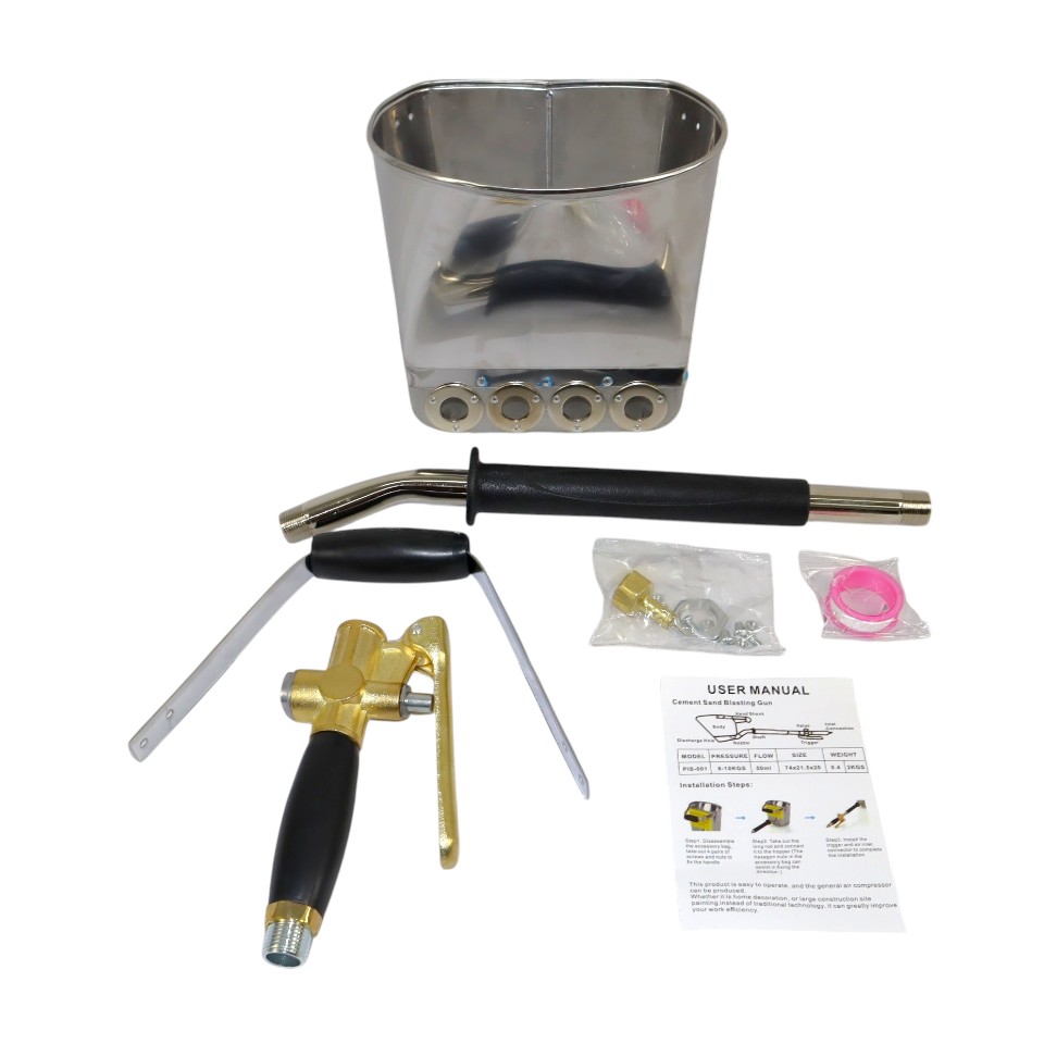 Rinicane Set Semprotan Cat Semen Air Stucco Mortar Sprayer Wall Gun - PIS-001 Gambar produk Rinicane Set Semprotan Cat Semen Air Stucco Mortar Sprayer Wall Gun - PIS-001