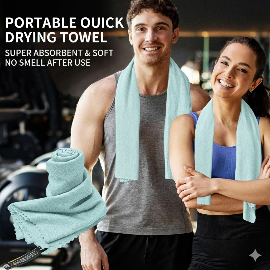 HIKEMAN Handuk Quick Dry Portable Ultralight Bath Towel 80x120cm - MJ120 Gambar produk HIKEMAN Handuk Quick Dry Portable Ultralight Bath Towel 80x120cm - MJ120