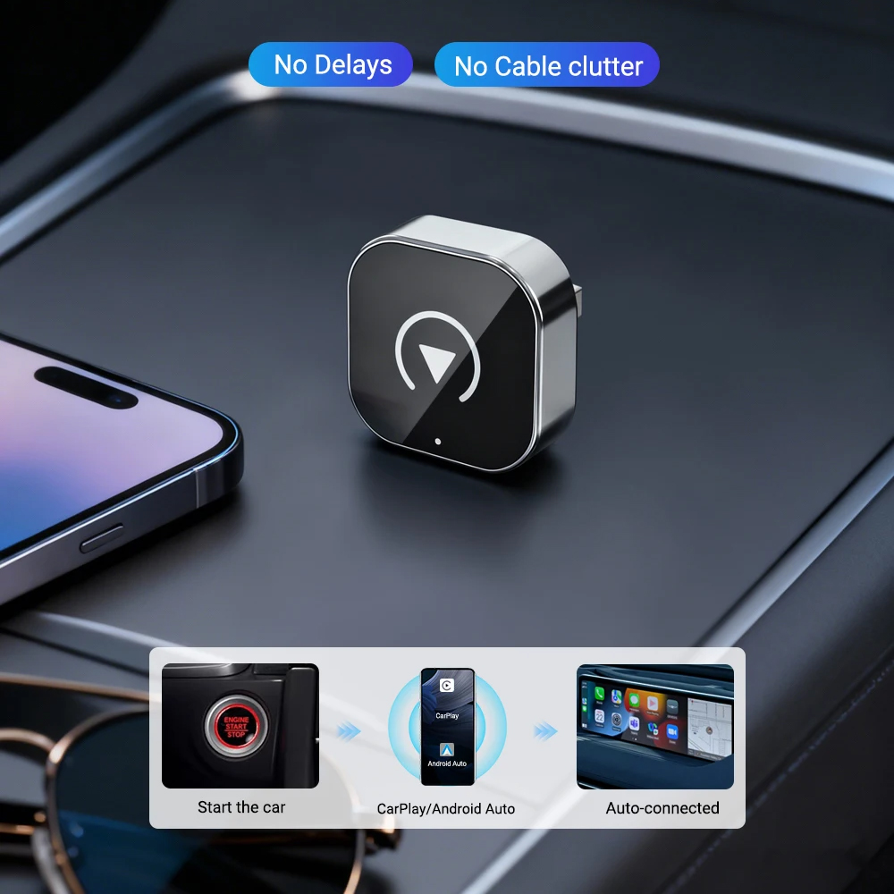 XUDA USB Dongle Wireless CarPlay Android Auto Cortex-A7 WiFi 5.8GHz - A70 Gambar produk XUDA USB Dongle Wireless CarPlay Android Auto Cortex-A7 WiFi 5.8GHz - A70