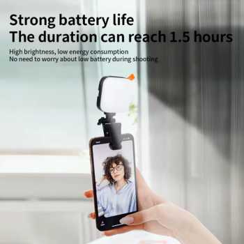 Gambar produk ASENGRY Lampu Fill Light LED 3in1 Color 2800-9000K Back Clip 1200mAh - N21