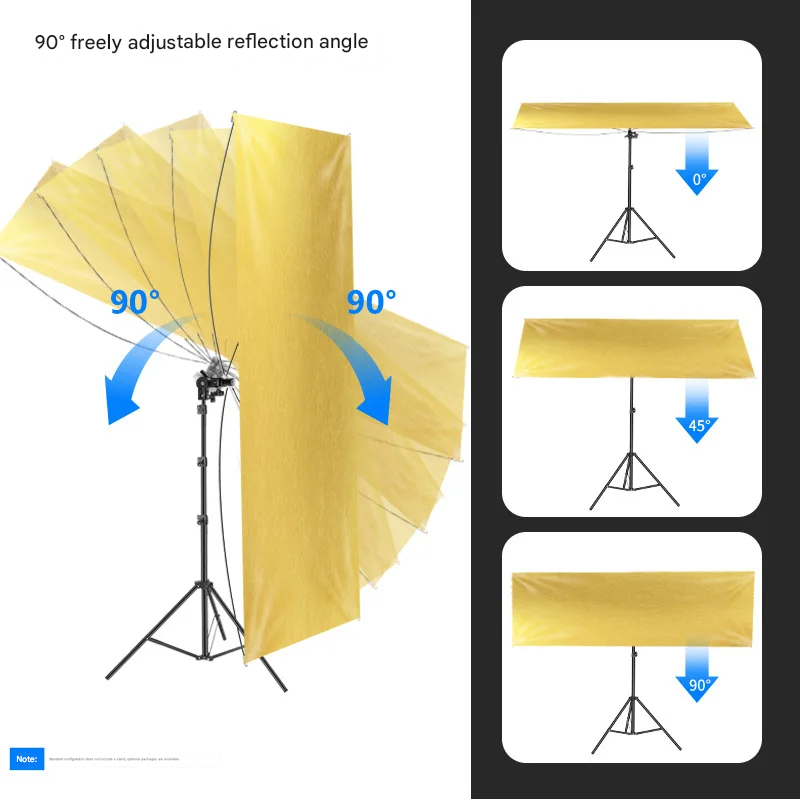 LIFER Reflektor Cahaya Fotografi Studio 4in1 2M Stand 90x180cm - BDL-10 Gambar produk LIFER Reflektor Cahaya Fotografi Studio 4in1 2M Stand 90x180cm - BDL-10