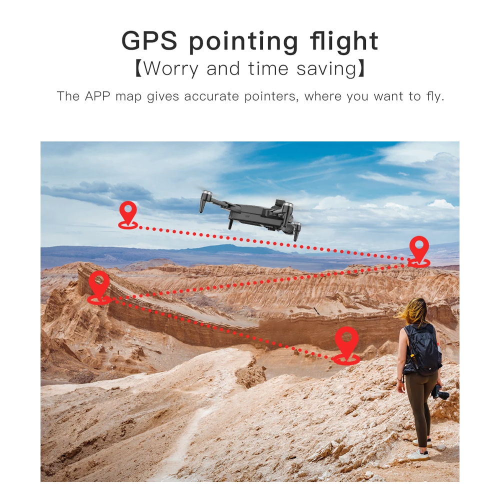 ZAYA Drone 4K HD ESC GPS 5G Transmission Obstacle Avoidance 2200mAh - L900 PRO Gambar produk ZAYA Drone 4K HD ESC GPS 5G Transmission Obstacle Avoidance 2200mAh - L900 PRO