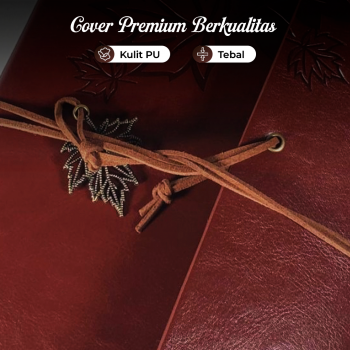 Gambar produk Toddi AIMEE Buku Catatan Binder Notebook Cover Kulit Vintage Maple A5 - ZB-16