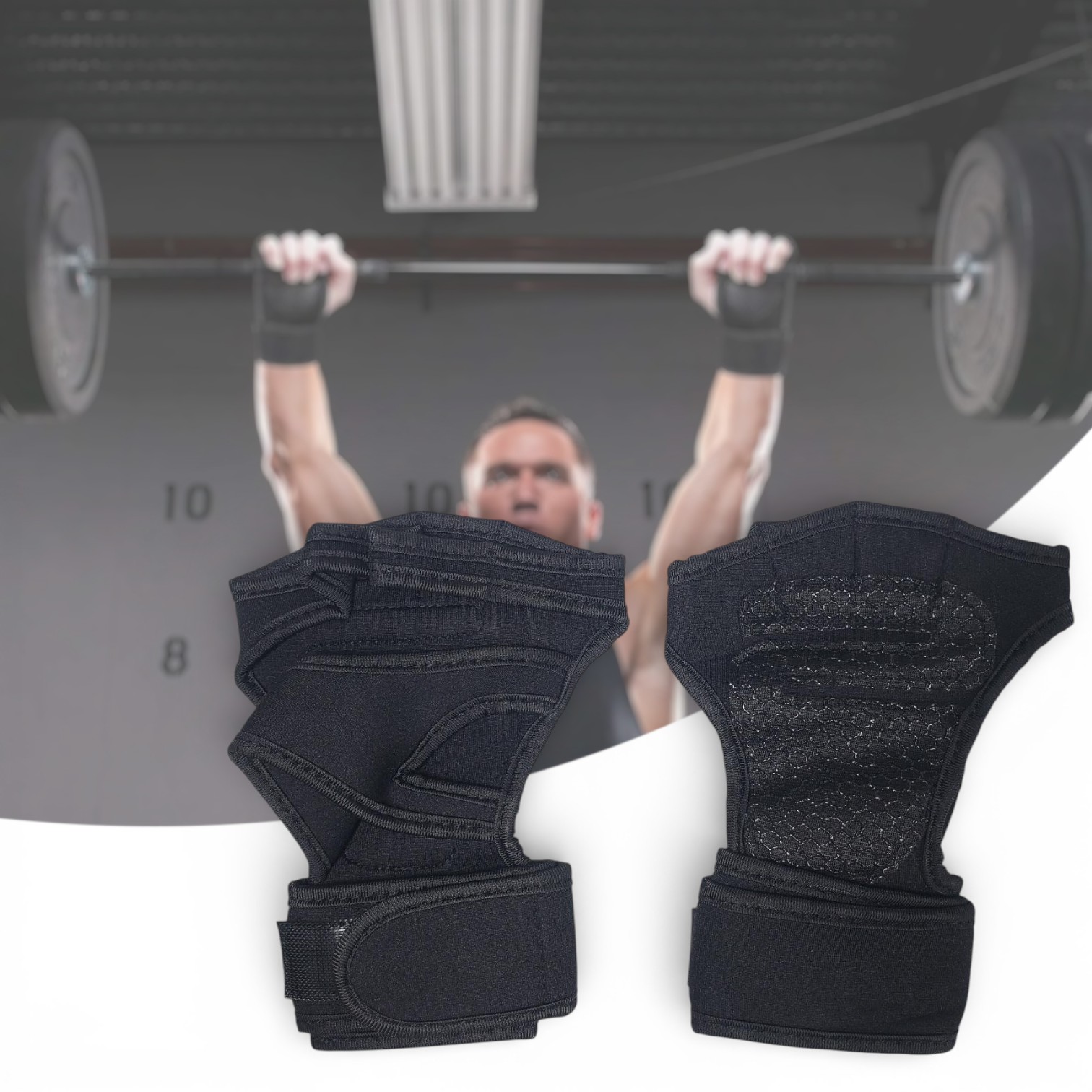 SportQ Sarung Tangan Gym Fitness Weightlifting Gloves Anti Slip L - SL-20 Gambar produk SportQ Sarung Tangan Gym Fitness Weightlifting Gloves Anti Slip L - SL-20