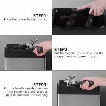 Gambar produk KUVA Pembersih Portafilter Otomatis Automatic Coffee Bowl Cleaner 2L - ZY000269