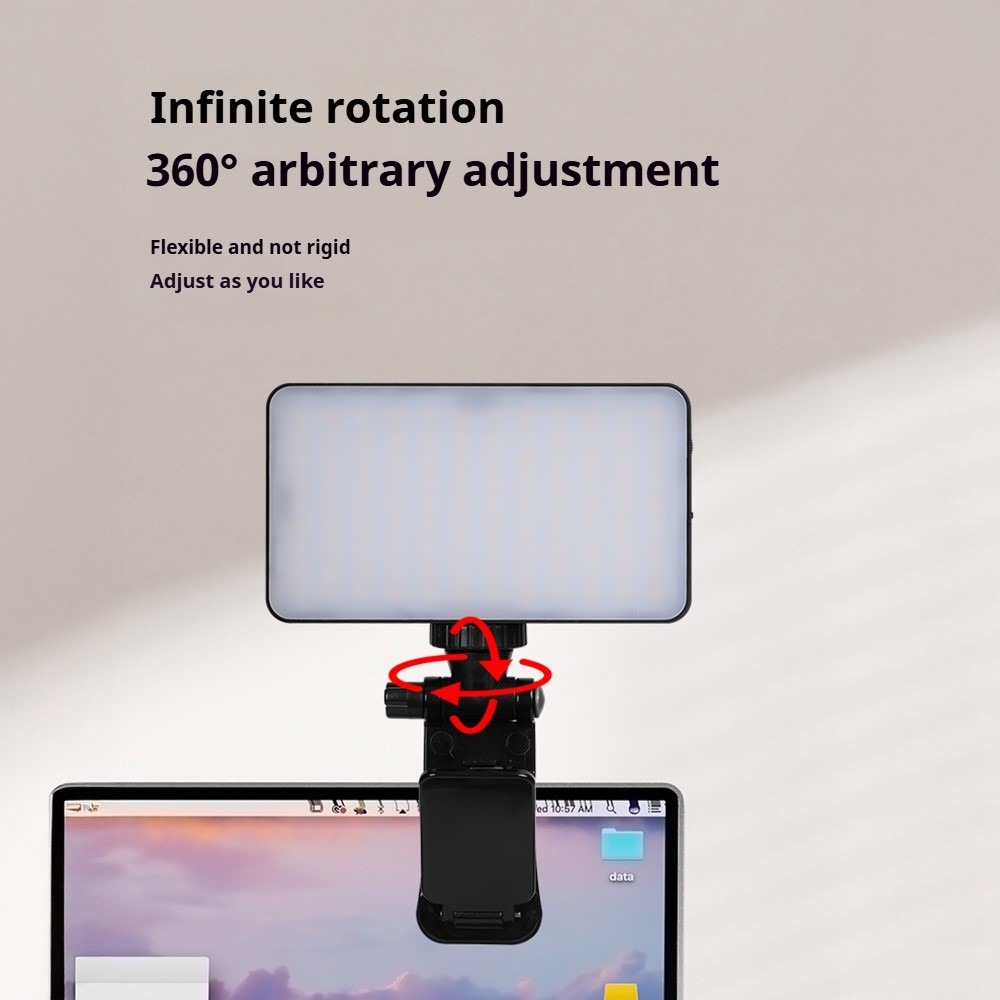 Gambar produk ANLAIKE Lampu Fill Light LED 3in1 Color 2500-9000K Dual Side 1200mAh - N13