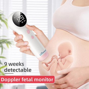 TaffOmicron Alat Deteksi Jantung Janin Fetal Doppler Heartrate Monitor - U8-25