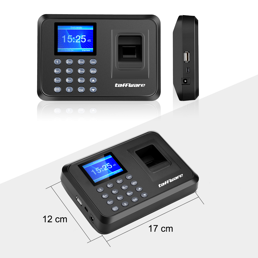 Taffware Mesin Absen Sidik Jari Attendance Fingerprint 1000 Capacity - F01H Gambar produk Taffware Mesin Absen Sidik Jari Attendance Fingerprint 1000 Capacity - F01H