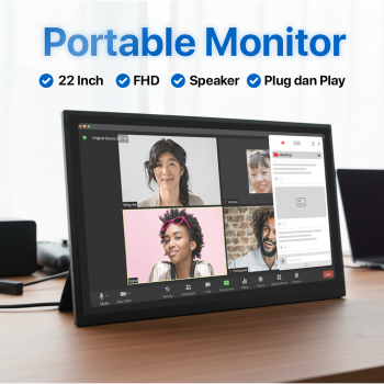 UPERFECT Portable Monitor FHD BOE Display 22 Inch 1080p 60Hz - U22