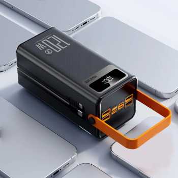 Gambar produk CHiRiCH Power Bank 50000mAh 120W Fast Charging Cable USB Type C 22.5W - CH550