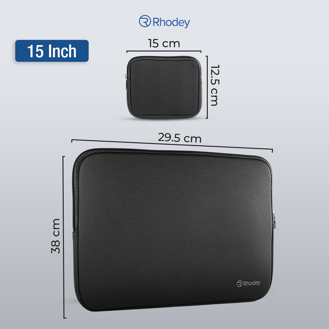 Rhodey Sleeve Case for MacBook Pro Touch Bar Neoprene with Pouch 15.6 Inch - YG6005 Gambar produk Rhodey Sleeve Case for MacBook Pro Touch Bar Neoprene with Pouch 15.6 Inch - YG6005