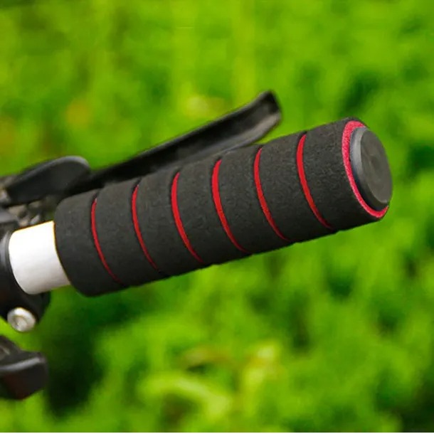 TaffSPORT Grip Gagang Sepeda Bike Handlebar Spons Grip 1 Pair - GH-081H Gambar produk TaffSPORT Grip Gagang Sepeda Bike Handlebar Spons Grip 1 Pair - GH-081H