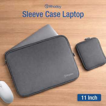 Gambar produk Rhodey Sleeve Case Laptop Universal Protective Bag Neoprene with Pouch 11 Inch - AK03