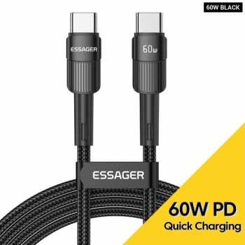 ESSAGER Kabel Data Star USB Type C to C Multifungsi Fast Charging 60W - EXCTT2