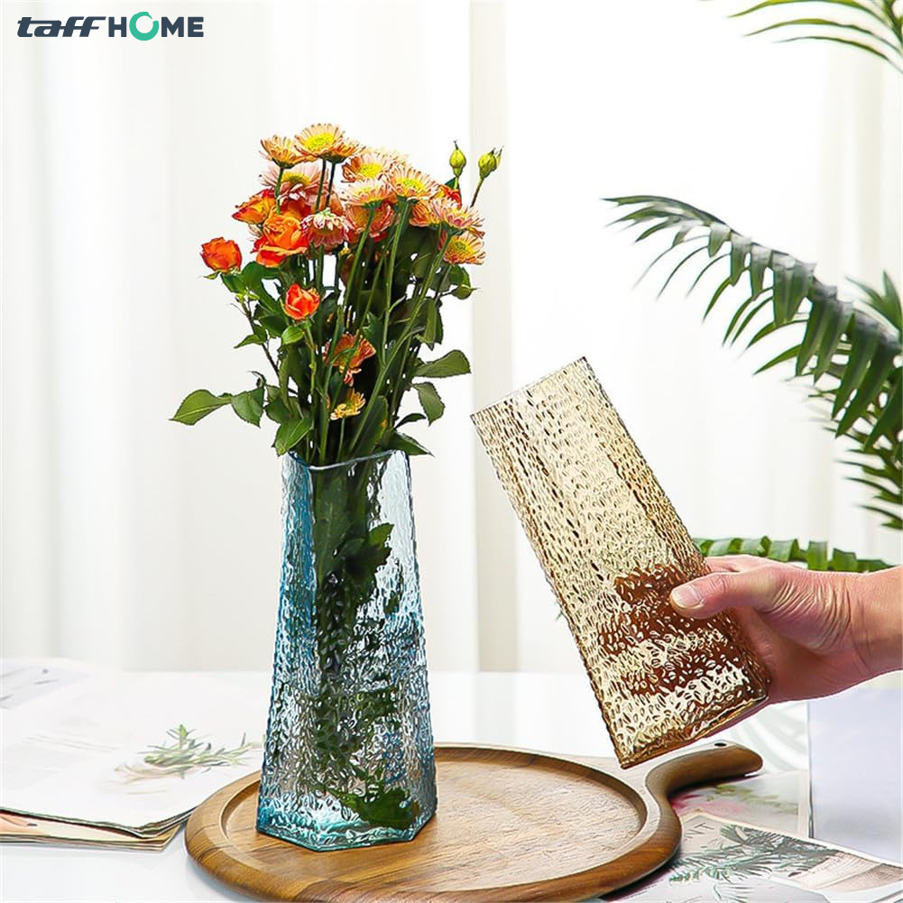 TaffHOME Vas Bunga Dekorasi Interior Ruang Tamu Model Triangle - QT-03 Gambar produk TaffHOME Vas Bunga Dekorasi Interior Ruang Tamu Model Triangle - QT-03