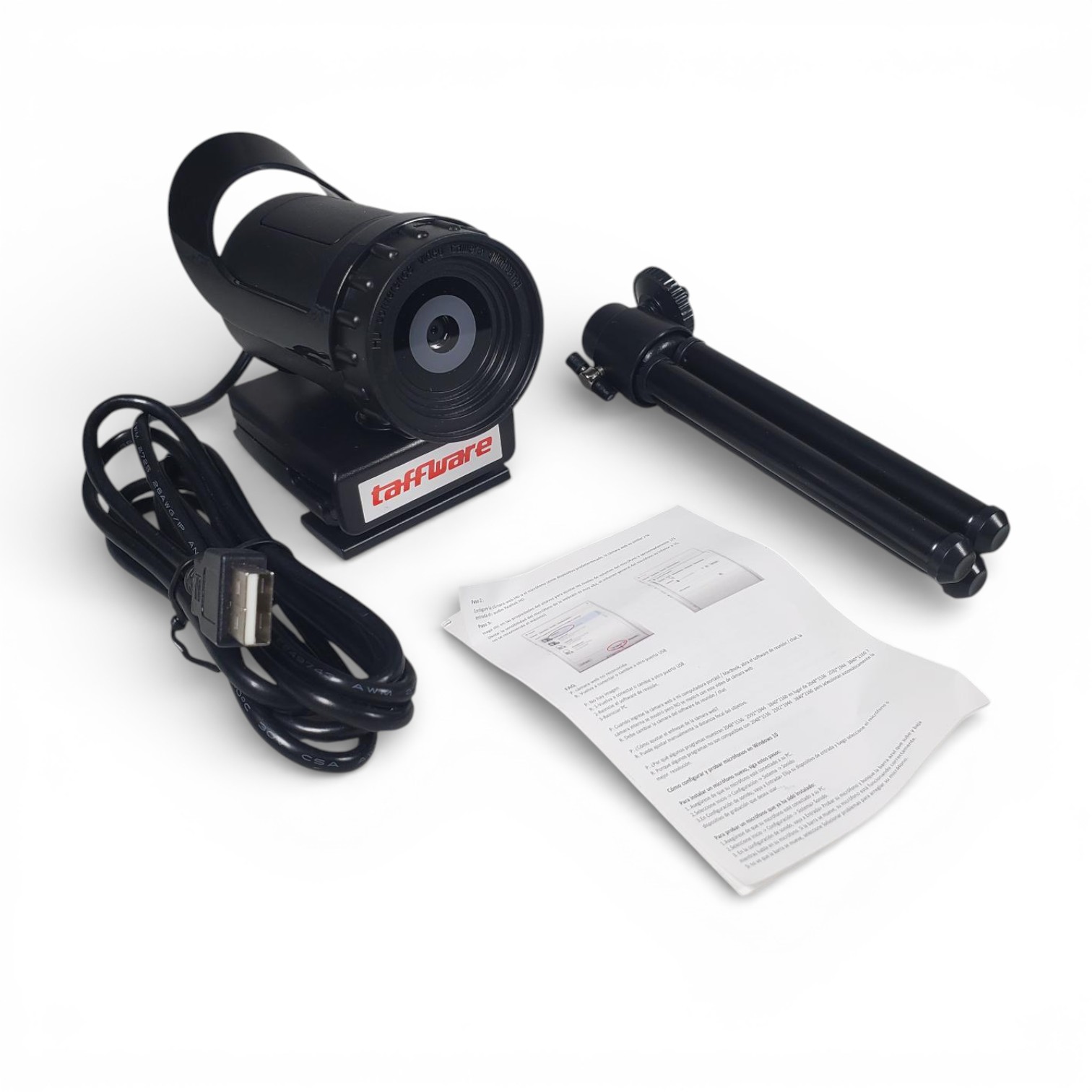 Taffware Webcam Desktop PC Laptop Rotatable 4K with Microphone - EL380 Gambar produk Taffware Webcam Desktop PC Laptop Rotatable 4K with Microphone - EL380