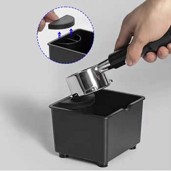 KESOTO Wadah Ampas Kopi Espresso Coffee Knock Box Container 12x11x8cm - KS-20