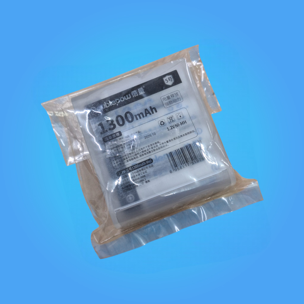 Doublepow Baterai Rechargeable AA Ni-MH 1.2V 1300mAh 4 PCS - DP-AA780 Gambar produk Doublepow Baterai Rechargeable AA Ni-MH 1.2V 1300mAh 4 PCS - DP-AA780