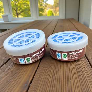 Gambar produk TaffGUARD Cartridge Filter Masker Gas Respirator Organik 2 PCS - FD-402