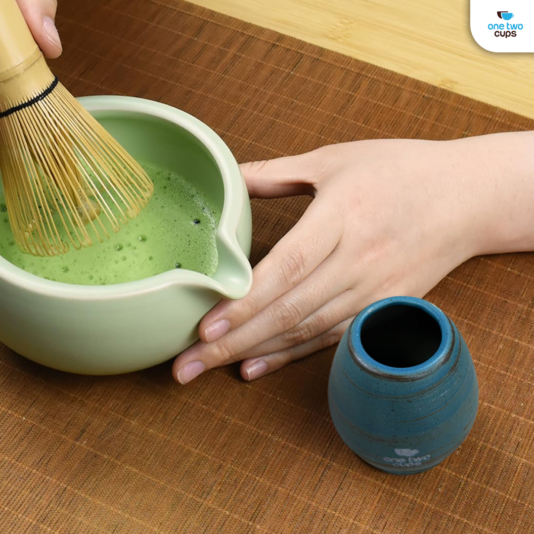 One Two Cups Whisk Stand Matcha Chasen Tate Dudukan Pengaduk - D-34 Gambar produk One Two Cups Whisk Stand Matcha Chasen Tate Dudukan Pengaduk - D-34