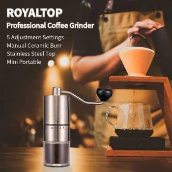 DAMIZU Alat Penggiling Kopi Manual Coffee Grinder Adjustable Portable - D-11