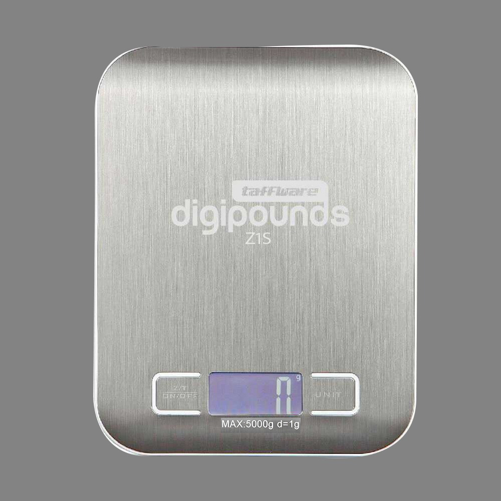 Taffware Digipounds Timbangan Dapur Mini Digital Scale 5kg 1g - Z1S Gambar produk Taffware Digipounds Timbangan Dapur Mini Digital Scale 5kg 1g - Z1S