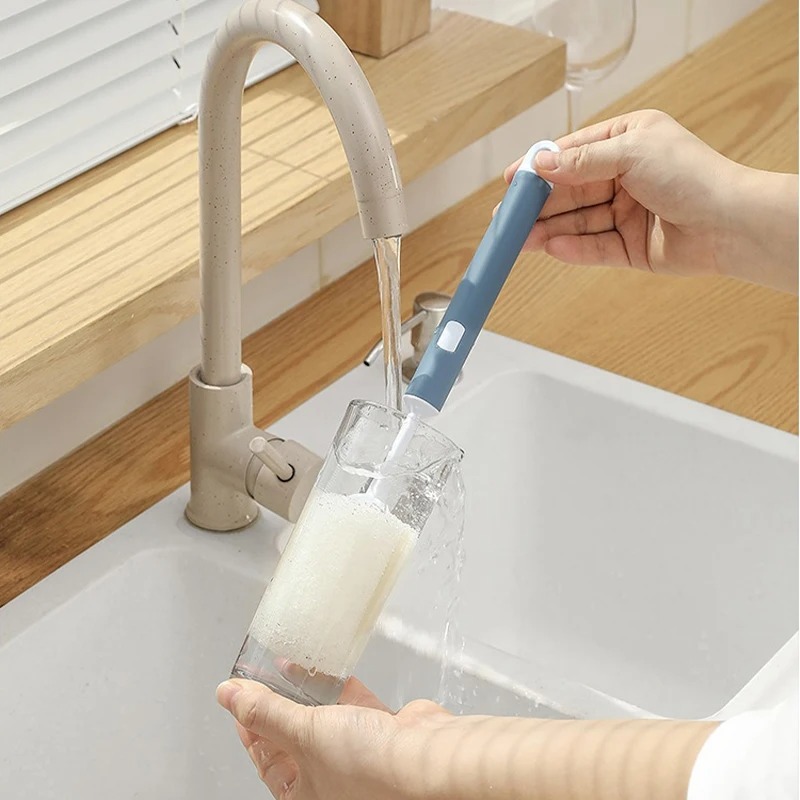 Macroupta Spons Pembersih Botol Long Handle Cleaning Brush 29cm - MCX20 Gambar produk Macroupta Spons Pembersih Botol Long Handle Cleaning Brush 29cm - MCX20