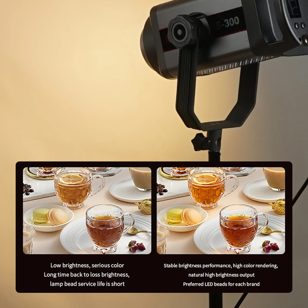 Gambar produk Kamox Lampu Studio LED Fill Light 3in1 Color Universal Mount 300W - KS-10II