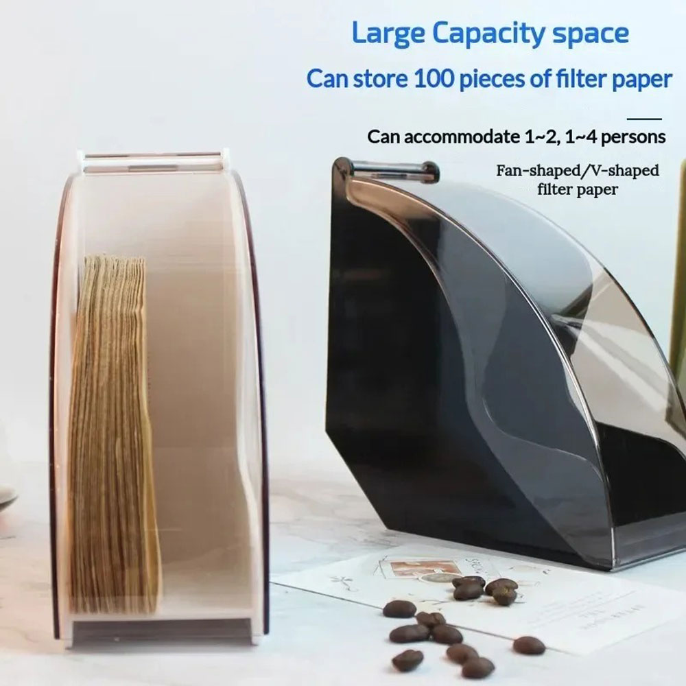 Zlish Tempat Filter Kertas Kopi Filter Paper Coffee Holder Acrylic - ZJ020 Gambar produk Zlish Tempat Filter Kertas Kopi Filter Paper Coffee Holder Acrylic - ZJ020