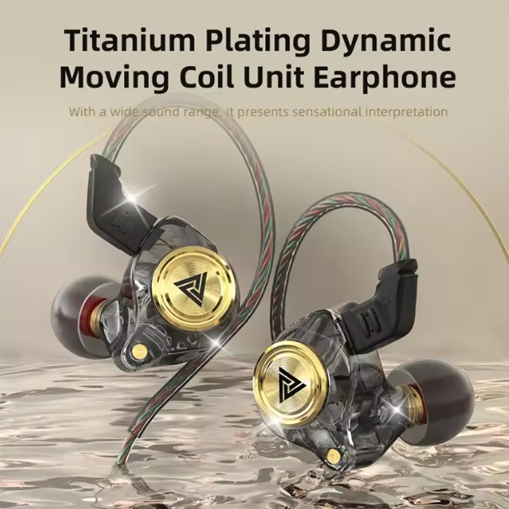 QKZ Earphone In-Ear Wired 3.5mm Detachable HiFi Stereo Sound with Mic - AK3 Gambar produk QKZ Earphone In-Ear Wired 3.5mm Detachable HiFi Stereo Sound with Mic - AK3