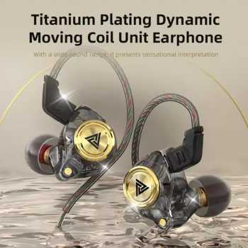 QKZ Earphone In-Ear Wired 3.5mm Detachable HiFi Stereo Sound with Mic - AK3