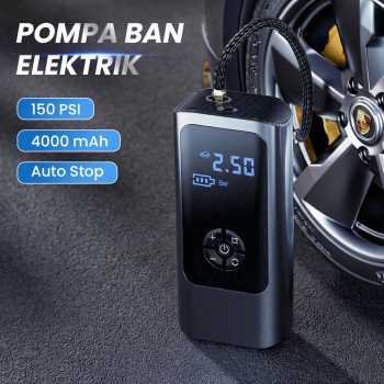 EAFC Pompa Ban Elektrik Portable Air Compressor 150 PSI 4000mAh - PR-F1901