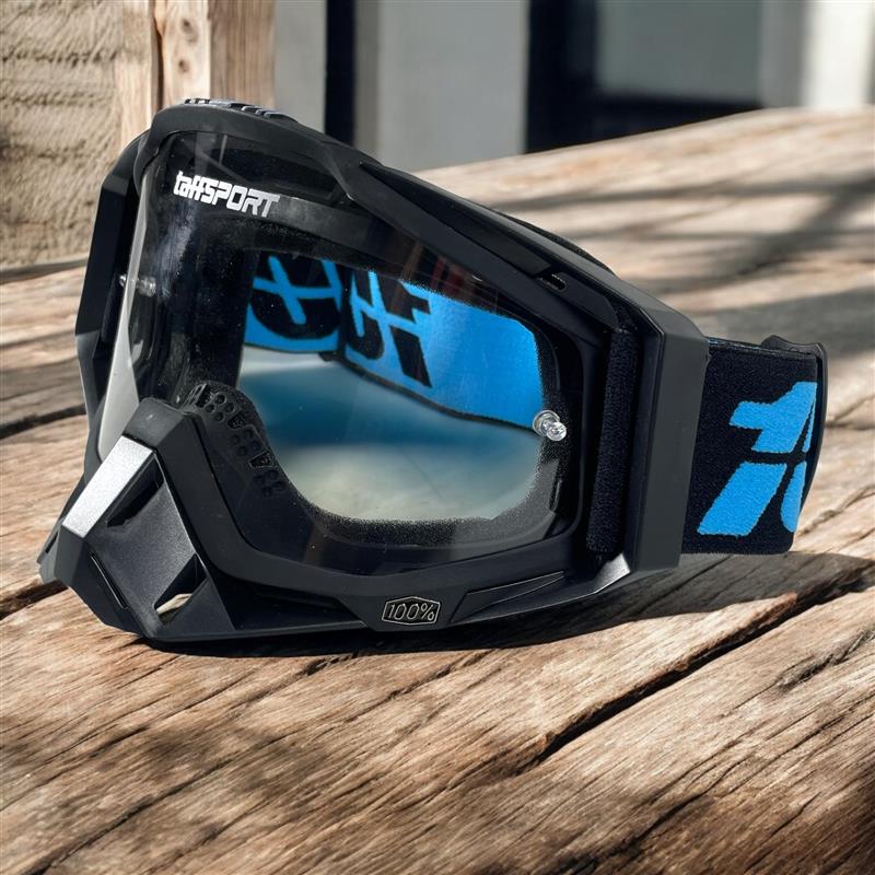 TaffSPORT Kacamata Helm Motor Goggles UV400 Protection Windproof Clear - UV400 Gambar produk TaffSPORT Kacamata Helm Motor Goggles UV400 Protection Windproof Clear - UV400