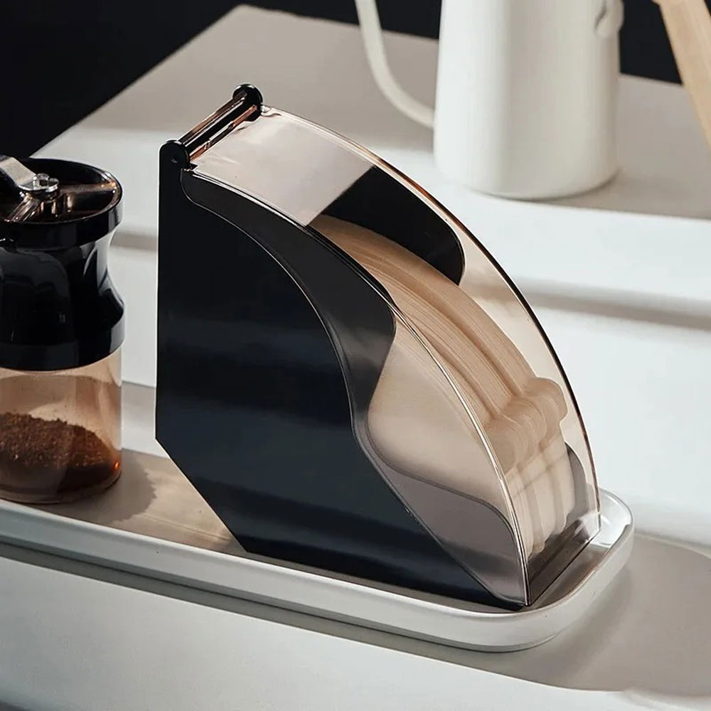 Zlish Tempat Filter Kertas Kopi Filter Paper Coffee Holder Acrylic - ZJ020 Gambar produk Zlish Tempat Filter Kertas Kopi Filter Paper Coffee Holder Acrylic - ZJ020