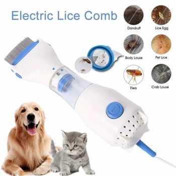 CWF Sisir Elektrik Anti Kutu Lice Catcher Flea Comb Removal Hewan Pet - LC001