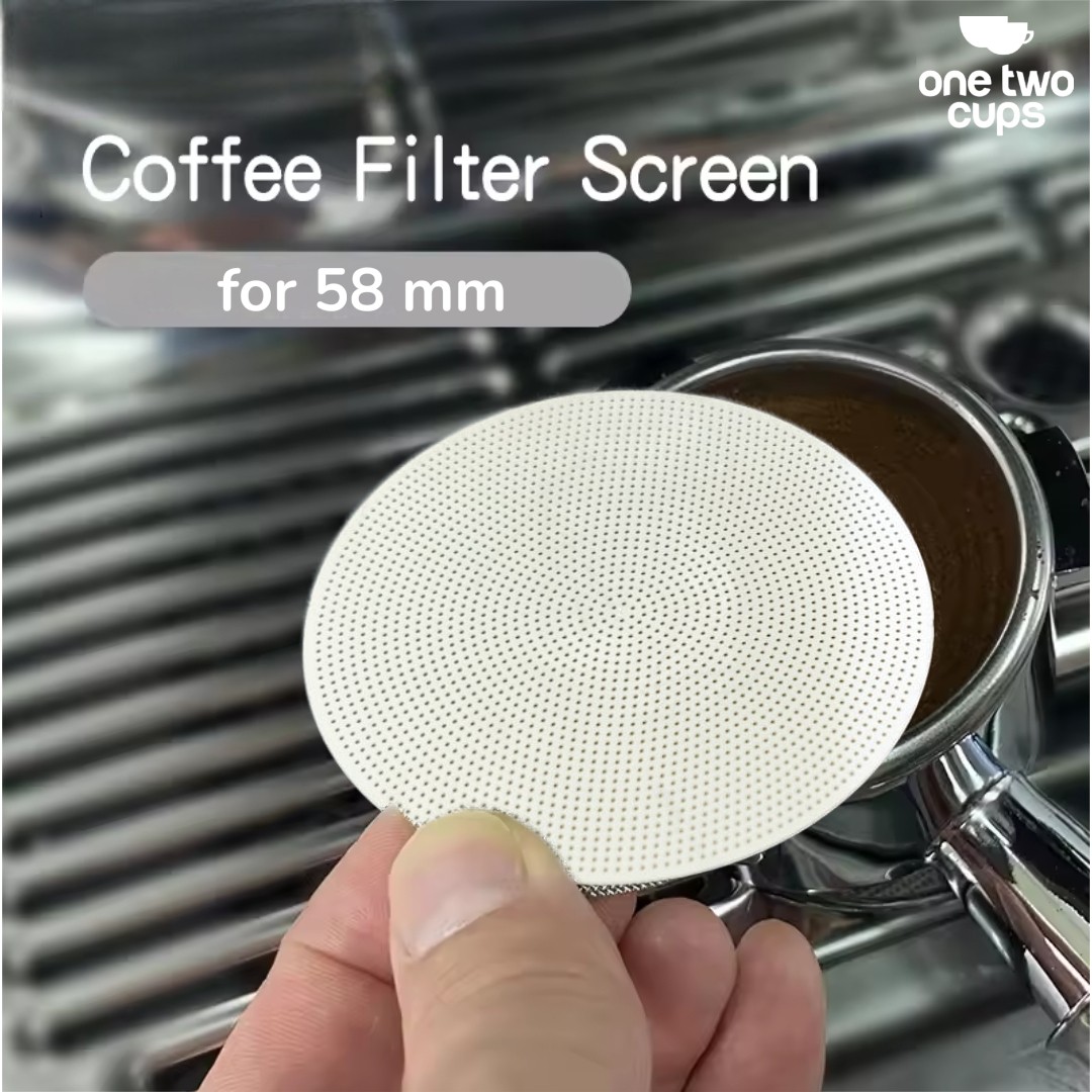Gambar produk One Two Cups Puck Screen Portafilter Espresso 150 Micron 58mm 0.2mm - KH2