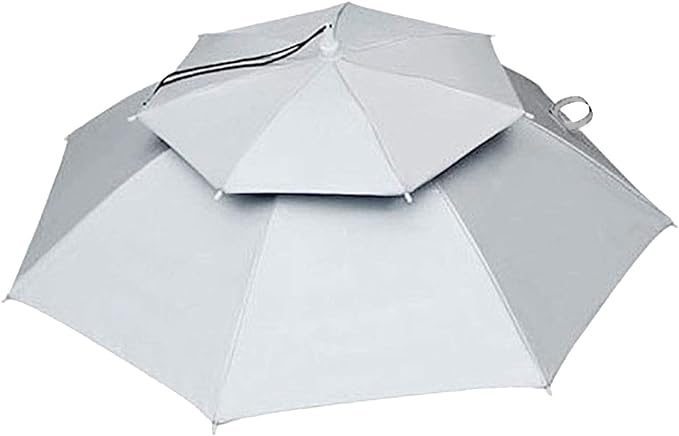 Gambar produk UCHI Topi Payung Dua Lapis Anti Bocor Headband Umbrella Hat 77cm - UC7