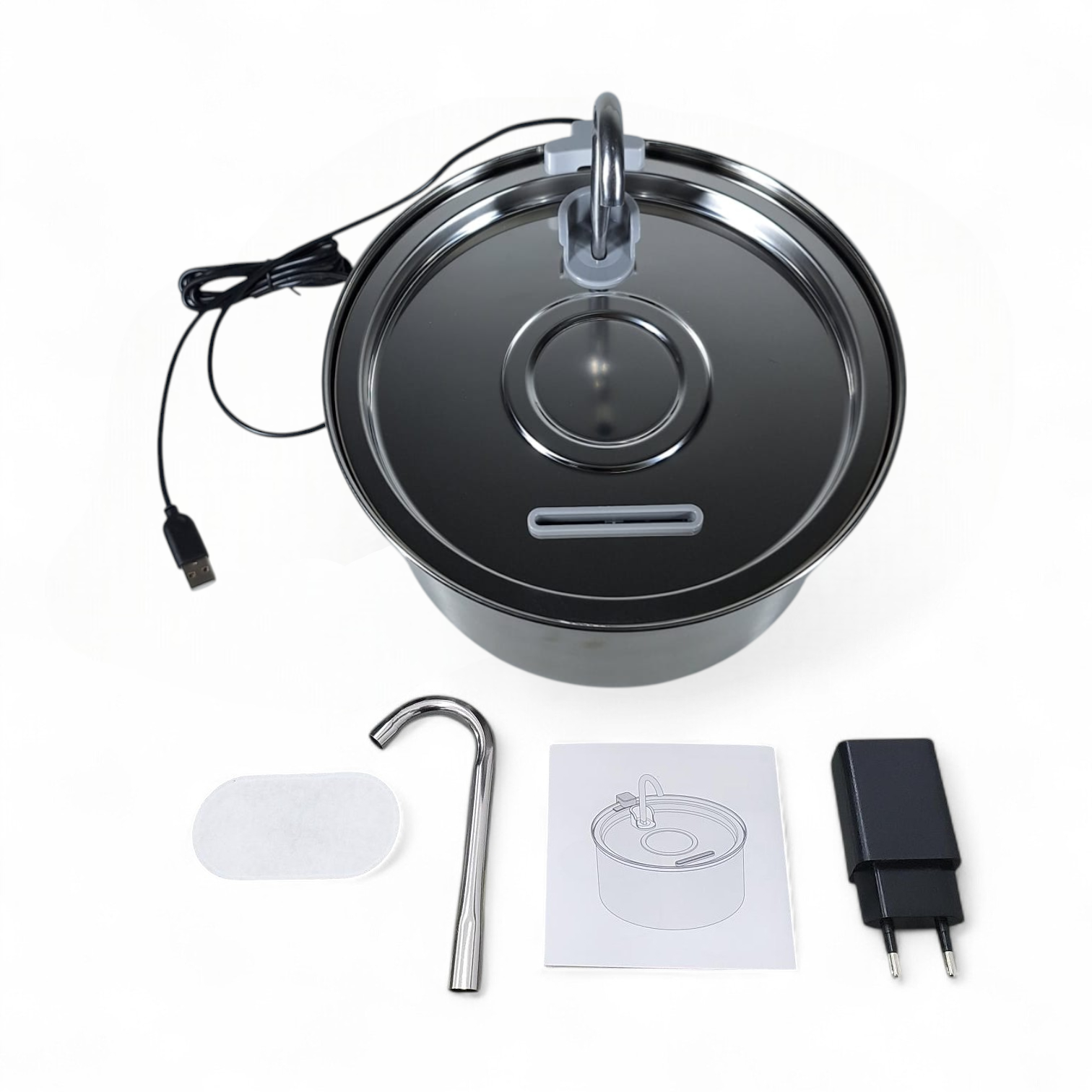 NIZE Water Dispenser Fountain Tempat Air Minum Kucing Anjing 3.2L - N32 Gambar produk NIZE Water Dispenser Fountain Tempat Air Minum Kucing Anjing 3.2L - N32