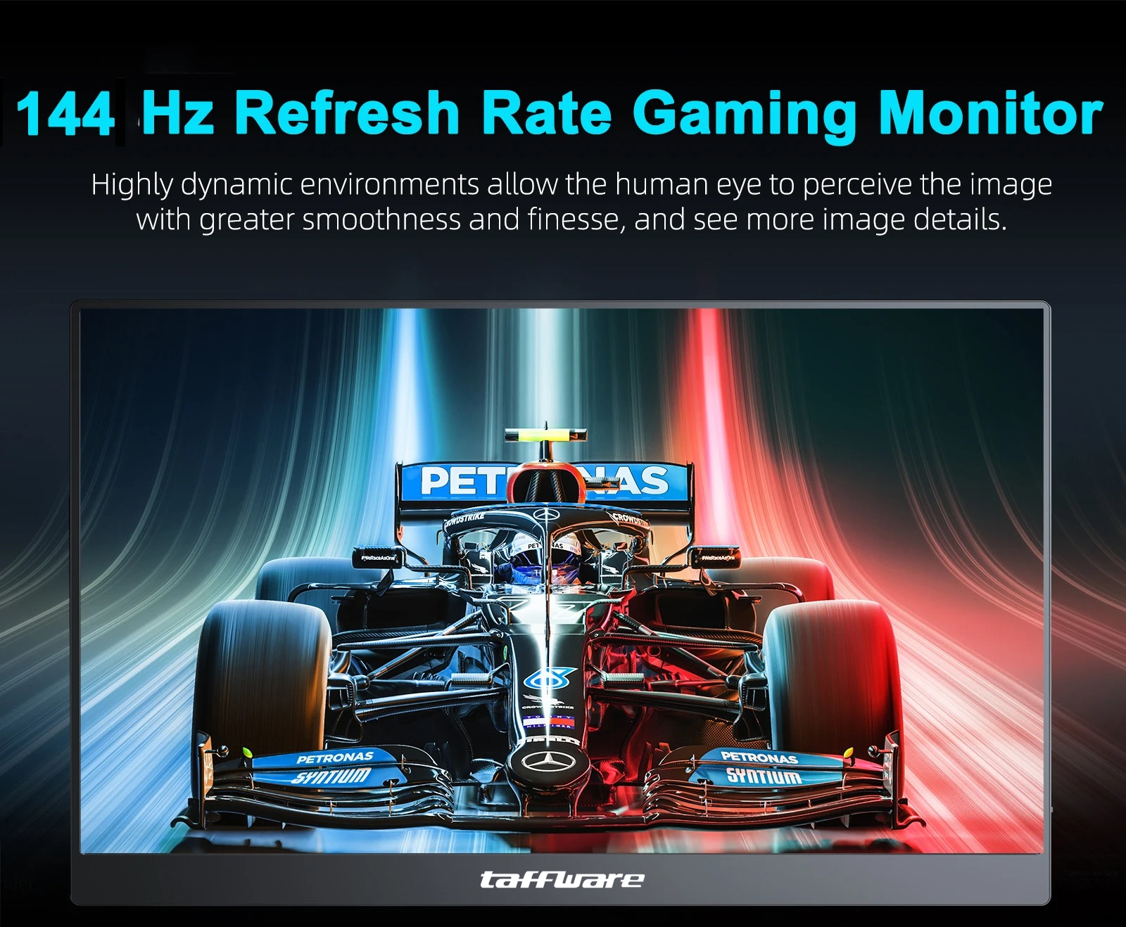 Gambar produk Taffware Portable Monitor 17.3 Inch IPS QHD 2.5K 144Hz Type C - UP-17