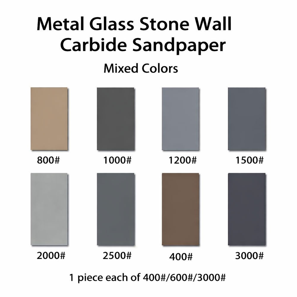 BAISDY Kertas Amplas Sandpaper Carbide Set Grit Wet Dry 76x140mm - CW70 Gambar produk BAISDY Kertas Amplas Sandpaper Carbide Set Grit Wet Dry 76x140mm - CW70