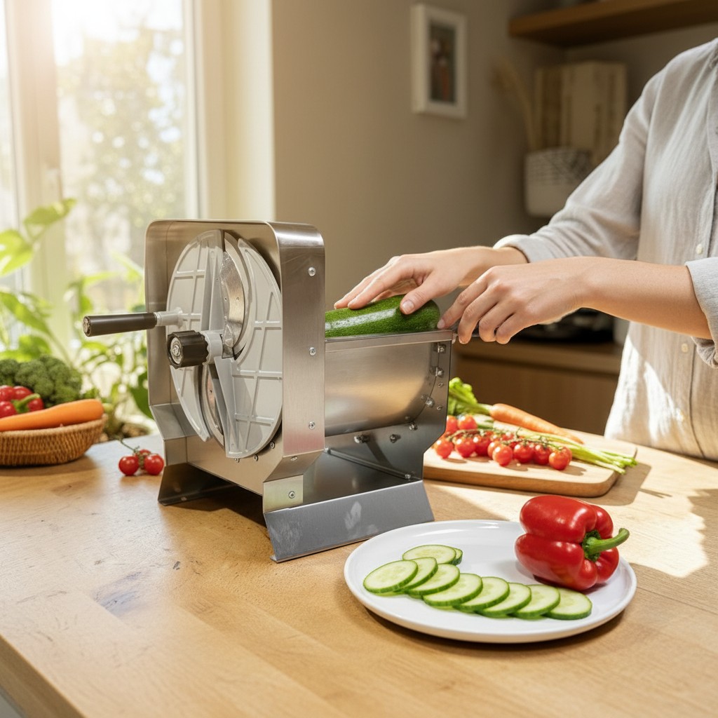 TaffHOME Pemotong Sayuran Manual Adjustable Vegetable Fruit Slicer - SL-01 Gambar produk TaffHOME Pemotong Sayuran Manual Adjustable Vegetable Fruit Slicer - SL-01
