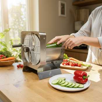 TaffHOME Pemotong Sayuran Manual Adjustable Vegetable Fruit Slicer - SL-01