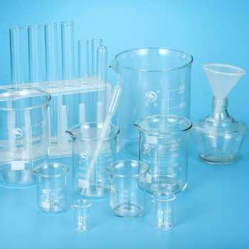 Gambar produk VYROX Gelas Ukur Kaca Borosilicate Glass Tahan Panas Kitchen Lab Kimia - GG-17