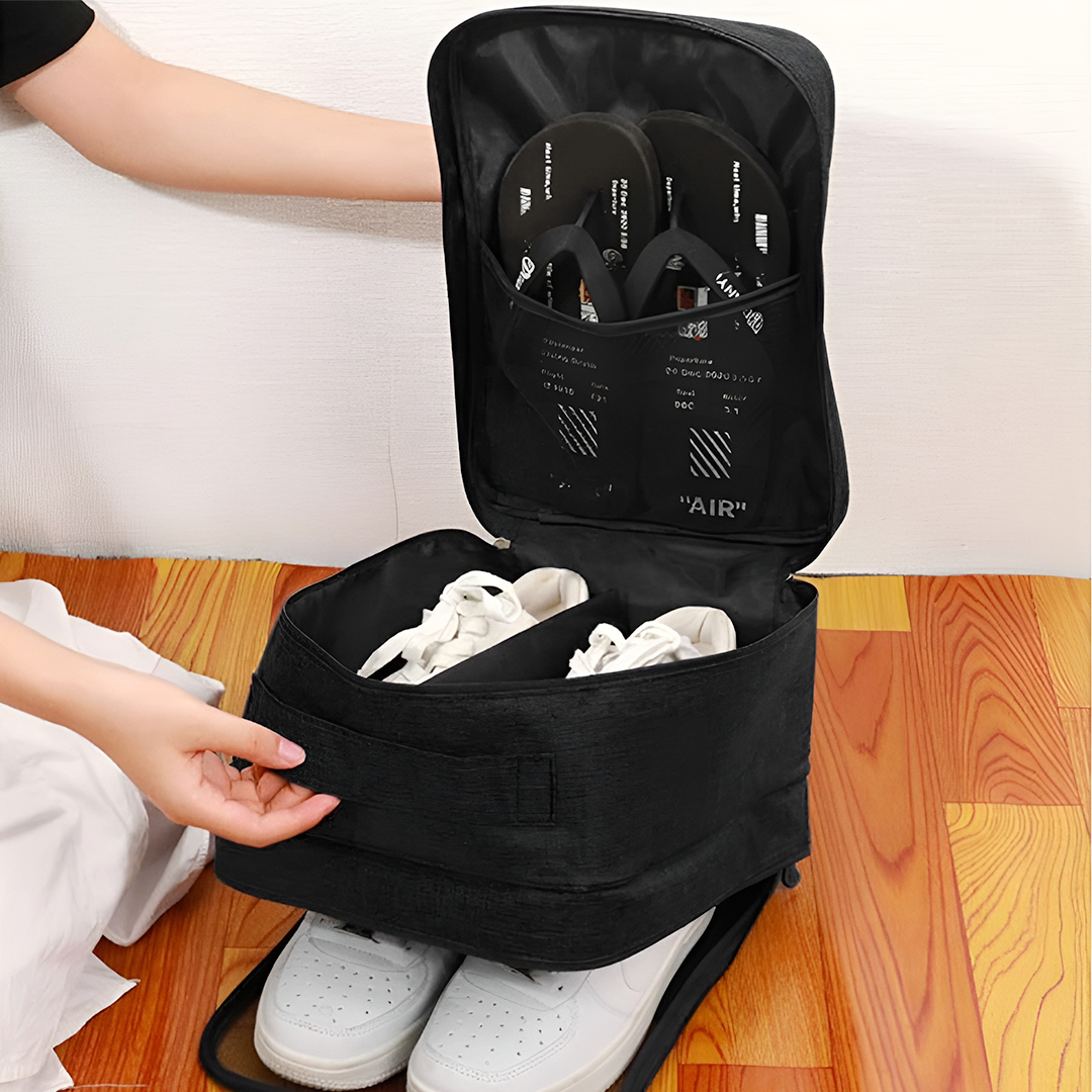 Ishiline Tas Sepatu Olahraga Organizer Waterproof Travel Shoes Bag Size L - S-041 Gambar produk Ishiline Tas Sepatu Olahraga Organizer Waterproof Travel Shoes Bag Size L - S-041