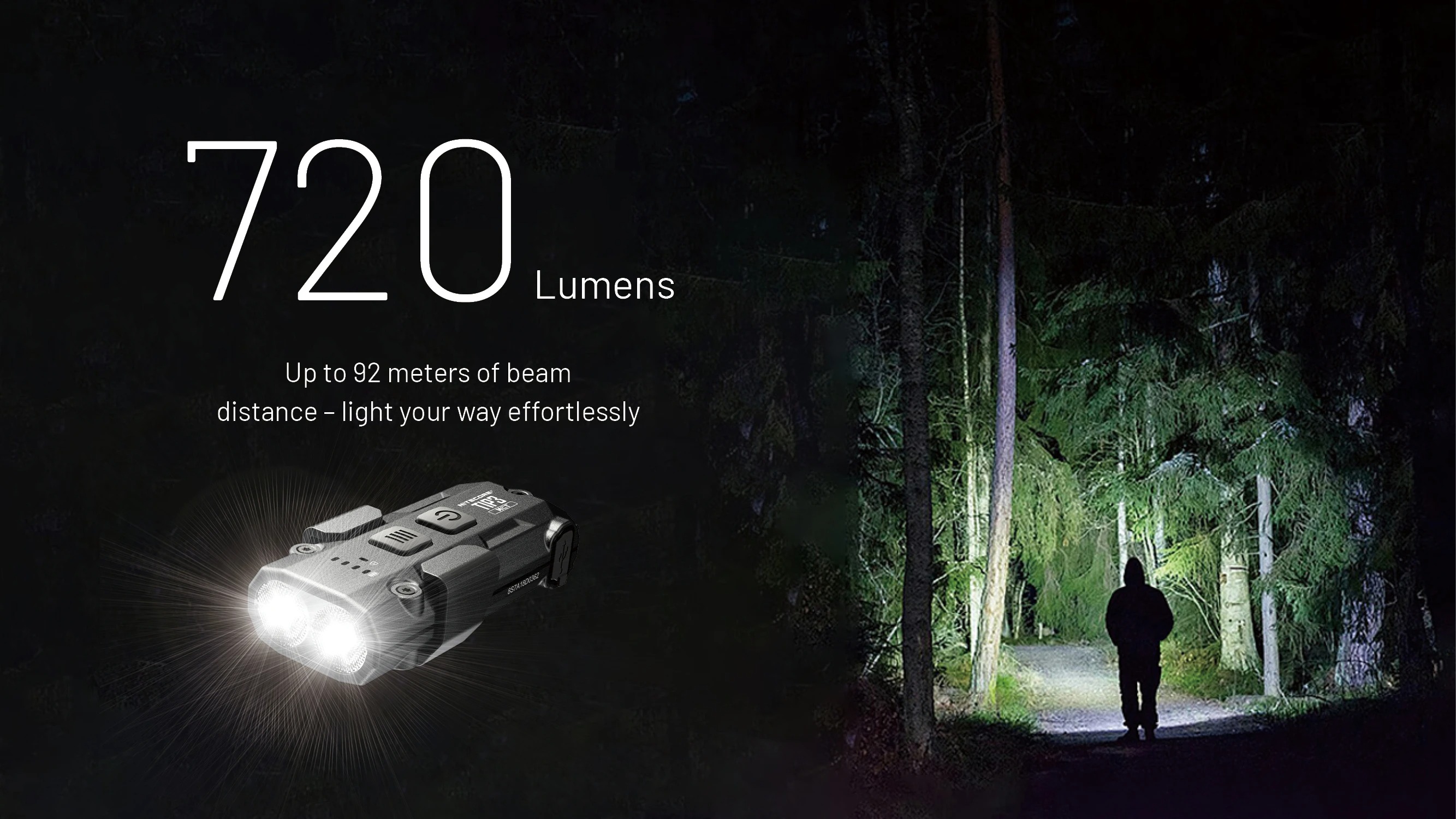 Gambar produk Nitecore Senter LED Mini Gantungan Keychain Flashlight 700 Lumens - TIP3