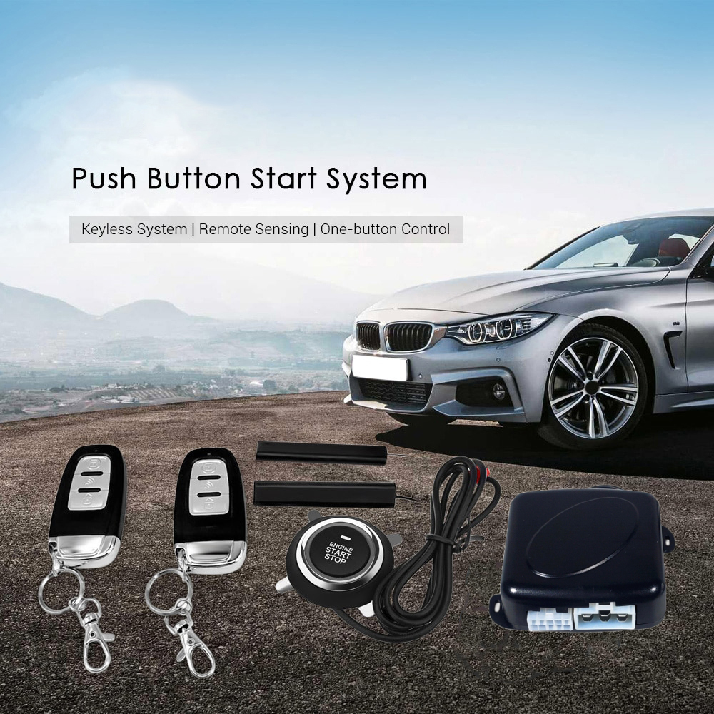 Zeepin Push Start Ignition Car Keyless Entry with Remote Control - XY-Q618 Gambar produk Zeepin Push Start Ignition Car Keyless Entry with Remote Control - XY-Q618