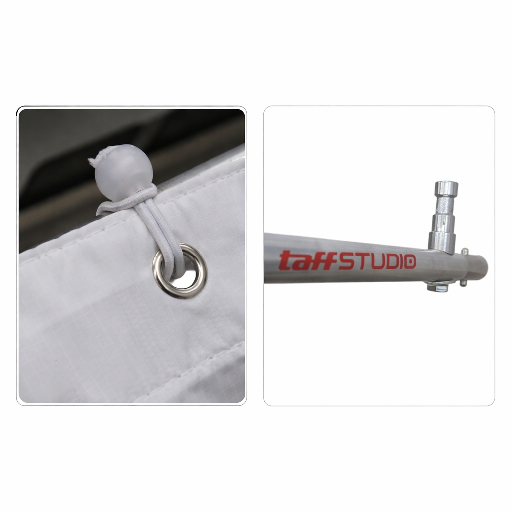 TaffSTUDIO Reflector Diffuser Soft Light Screen Photograpy 2x2M - D44 Gambar produk TaffSTUDIO Reflector Diffuser Soft Light Screen Photograpy 2x2M - D44