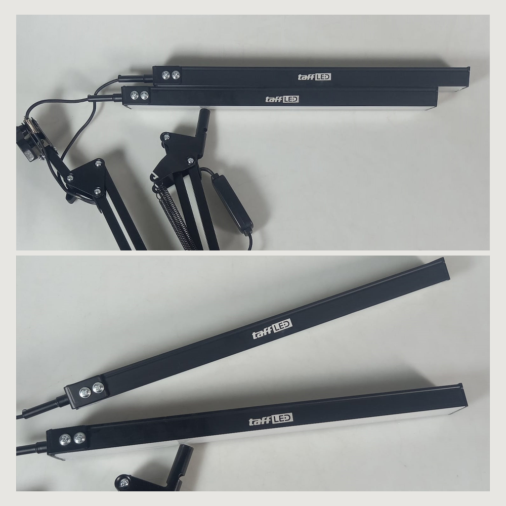 TaffLED Lampu Meja Baca LED Double Head 3 Color Mode SMD 24W - ZN14 Gambar produk TaffLED Lampu Meja Baca LED Double Head 3 Color Mode SMD 24W - ZN14