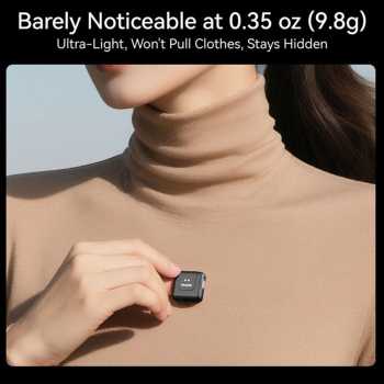 Gambar produk TELESIN Mikrofon Wireless Lavalier 2in1 Bluetooth Magnetic Clip Type C - P5-MCP-14