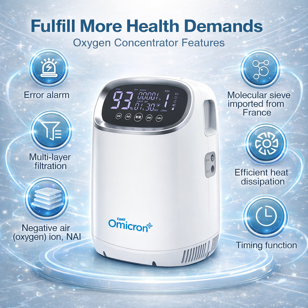 TaffOmicron Konsentrator Oksigen Portable Car Oxygen Concentrator 7L - YK-Y201 Gambar produk TaffOmicron Konsentrator Oksigen Portable Car Oxygen Concentrator 7L - YK-Y201